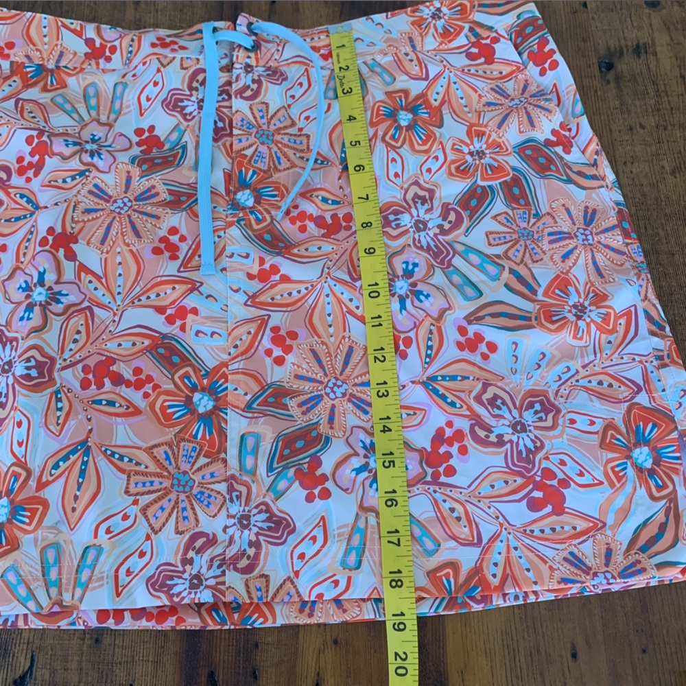 Ripskirt Hawaii Pinwheel Tropical Front Tie Skirt QuickDry Beach Travel Sz XXL - Picture 7 of 11